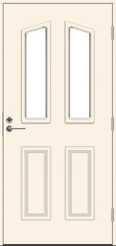 Теплая входная дверь SWEDOOR by Jeld-Wen Classic Rossini Eco, M10x21, Правая