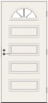 фото теплая входная дверь swedoor by jeld-wen classic handel eco