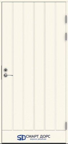 Теплая входная дверь SWEDOOR by Jeld-Wen Function F1894 , М9x21, Правая, Белый NCS S 0502-Y