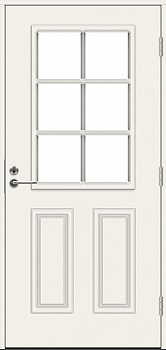 фото теплая входная дверь swedoor by jeld-wen classic monteverdi eco