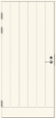 Теплая входная дверь SWEDOOR by Jeld-Wen Function F1894, белая, М9х21, левая