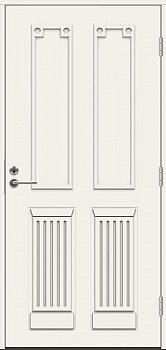 фото теплая входная дверь swedoor by jeld-wen classic casella eco