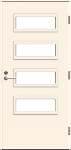 Теплая входная дверь SWEDOOR by Jeld-Wen Function Elbe Eco, М10x21, Правая