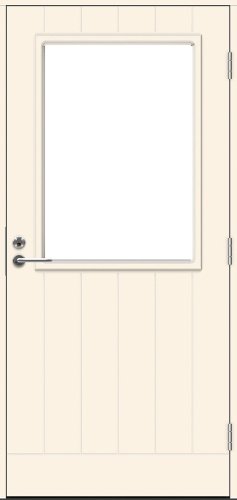 Входная дверь для террас и балконов SWEDOOR by Jeld-Wen Terrace Brahms Eco, M10x21, Правая