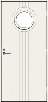 фото теплая входная дверь swedoor by jeld-wen function kara eco