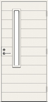фото теплая входная дверь swedoor by jeld-wen function fundy eco
