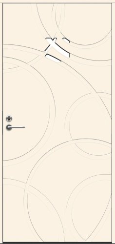 Теплая входная дверь SWEDOOR by Jeld-Wen Character Orbit Eco, M10x21, Правая