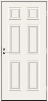 фото теплая входная дверь swedoor by jeld-wen classic ravel eco