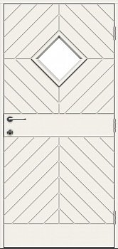 фото теплая входная дверь swedoor by jeld-wen classic albinoni eco