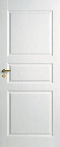 Межкомнатное дверное полотно SWEDOOR JW STYLE 1, окрашено в белый цвет NCS S 0502-Y, M7x21 (размер полотна 625x2040)