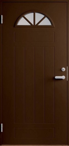 Дверь входная Swеdoor Basic 050 коричневая, M9х21, левая