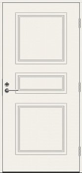 фото теплая входная дверь swedoor by jeld-wen classic puccini eco
