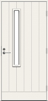 фото теплая входная дверь swedoor by jeld-wen function adria eco
