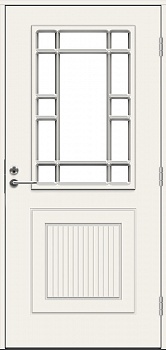фото теплая входная дверь swedoor by jeld-wen classic bach eco