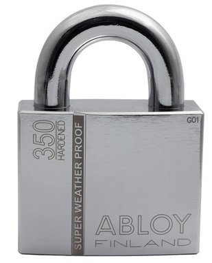 Навесной замок Abloy (Аблой) PLI350, дужка 14 мм, 50 мм, T-Protec-2 (1.97 млрд. вариантов ключа)