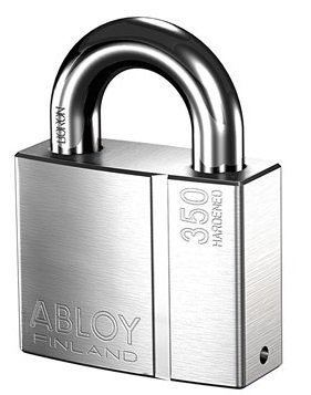 Замок навесной Abloy (Аблой) PL350, дужка 14 мм, 50 мм, B-Sentry (патент до 2035 года)