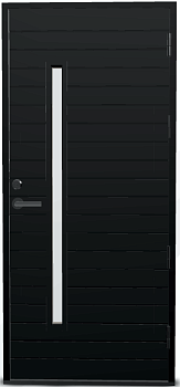 Дверь входная Kaski Ofelia Thermo, цвет Чёрный (RR33) М10*21, с замком ABLOY LC200