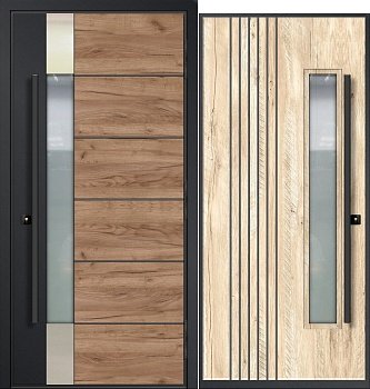 фото тёплая входная дверь с терморазрывом nord alaska v3.0