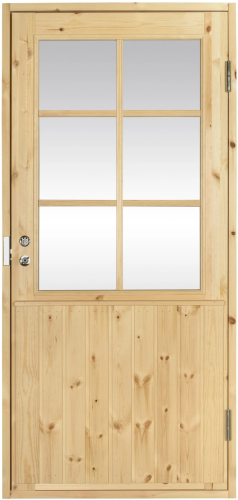 Дверь входная сосновая Kaski ML4A, 9*21, правое