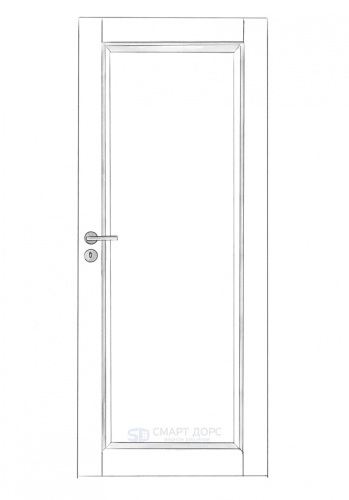 Дверь Nord Fin Doors модель 127, Белый NCS S 0502-Y, M10x21