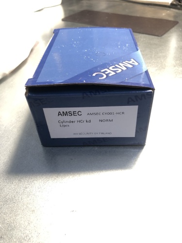 Цилиндр AMSEC AMS001C ключ / поворотная кнопка, матовый хром