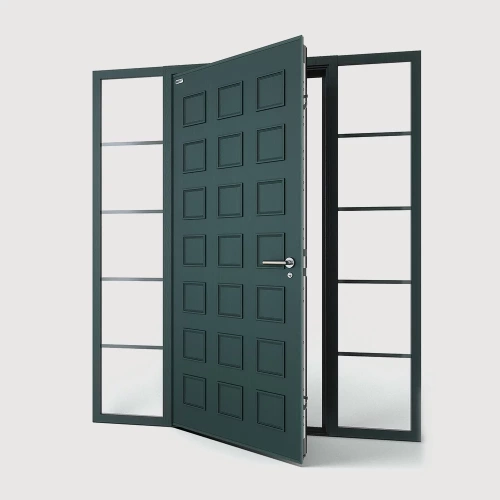 Уличная алюминиевая дверь с терморазрывом TX-13