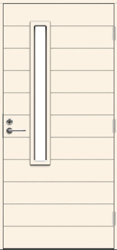 Теплая входная дверь SWEDOOR by Jeld-Wen Function Fundy Eco, М10x21, Правая