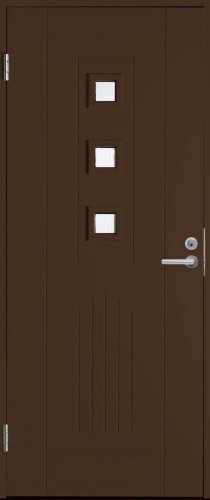Дверь входная Swеdoor Basic 060 коричневая, M9х21, левая