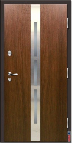 Тёплая входная дверь с терморазрывом NORD 85 Термико НС-16 фотография