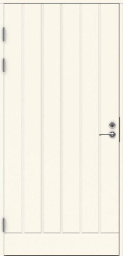 Теплая входная дверь SWEDOOR by Jeld-Wen Function F1894, белая, М9х21, левая