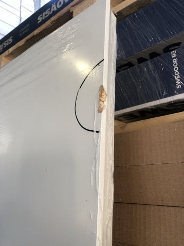Дверь белая гладкая SWEDOOR by Jeld-Wen Easy 201, М9*21, №18 фотография