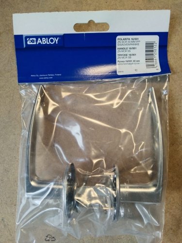 Ручка нажимная Abloy (Аблой) Polarita 16/001 Zn/Hcr 40  фотография