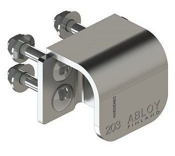 Петли Abloy PL201/203 для навесных замков с дужкой до 18 мм.