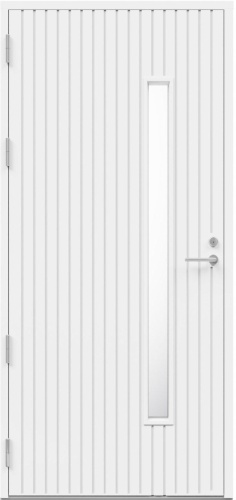 Дверь входная Kaski Kiilo Thermo, Белый NCS S 0502-Y, M10x21, Левая