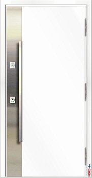 фото тёплая входная дверь с терморазрывом nord 85 термико нр-13