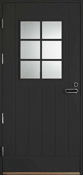 УЦЕНКА (№3) UOL1 (L1T1023GL2) Thermo KASKI со стеклом, Серая RR23, 10*23, ЛЕВАЯ, замок  LC200