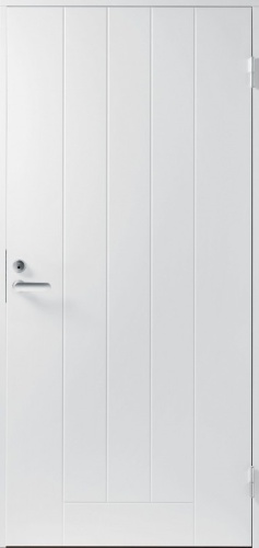 Дверь входная Swedoor Basic 010 белая, M10х21, правая