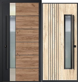 фото тёплая входная дверь с терморазрывом nord alaska v4.0