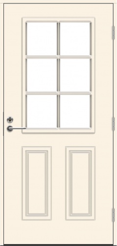 Теплая входная дверь SWEDOOR by Jeld-Wen Classic Monteverdi Eco, M10x21, Правая
