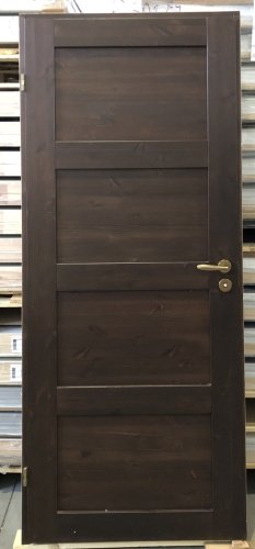 Дверь SWEDOOR by Jeld-Wen UNIQUE RUSTIC 337, цвет орех, М9*21, левая, №29 фотография