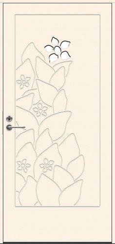 Теплая входная дверь SWEDOOR by Jeld-Wen Character Lilly Eco, М10x21, Правая