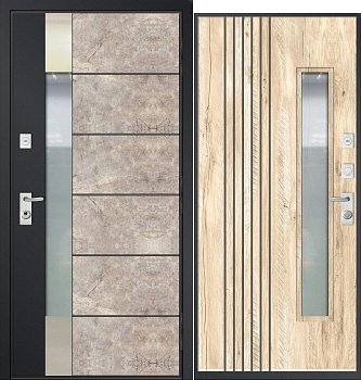 фото тёплая входная дверь с терморазрывом alaska v5.0