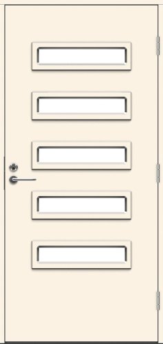 Теплая входная дверь SWEDOOR by Jeld-Wen Function Sulu Eco, М10x21, Правая