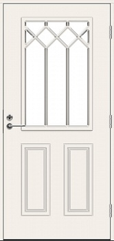 фото теплая входная дверь swedoor by jeld-wen classic corelli eco