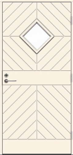 Теплая входная дверь SWEDOOR by Jeld-Wen Classic Albinoni Eco, М10x21, Правая