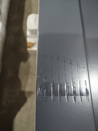 УЦЕНКА (№23) UO1 (O1T1023GL2) Thermo KASKI глухая, Серая RR23, 10*23, ЛЕВАЯ, замок LC200