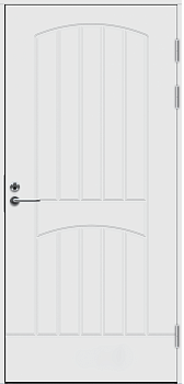 Теплая входная дверь Viljandi EU2000 (GRACIA), белая