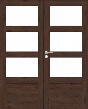 фото дверь swedoor by jeld-wen unique rustic 343, двустворчатая