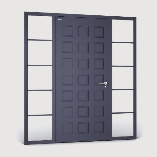 Уличная алюминиевая дверь с терморазрывом TX-13