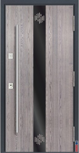 Тёплая входная дверь с терморазрывом NORD 85 Термико НР-15 фотография